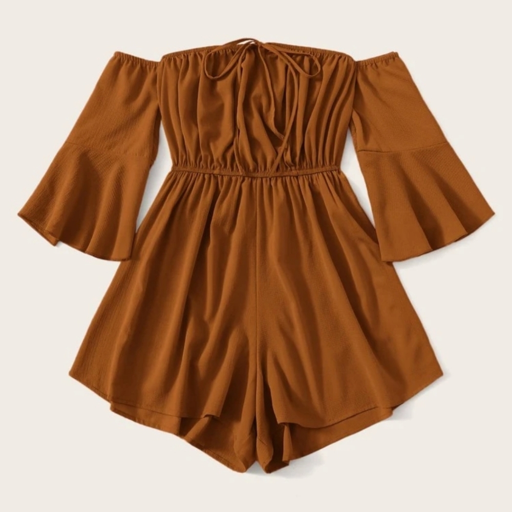 Off the shoulder romper